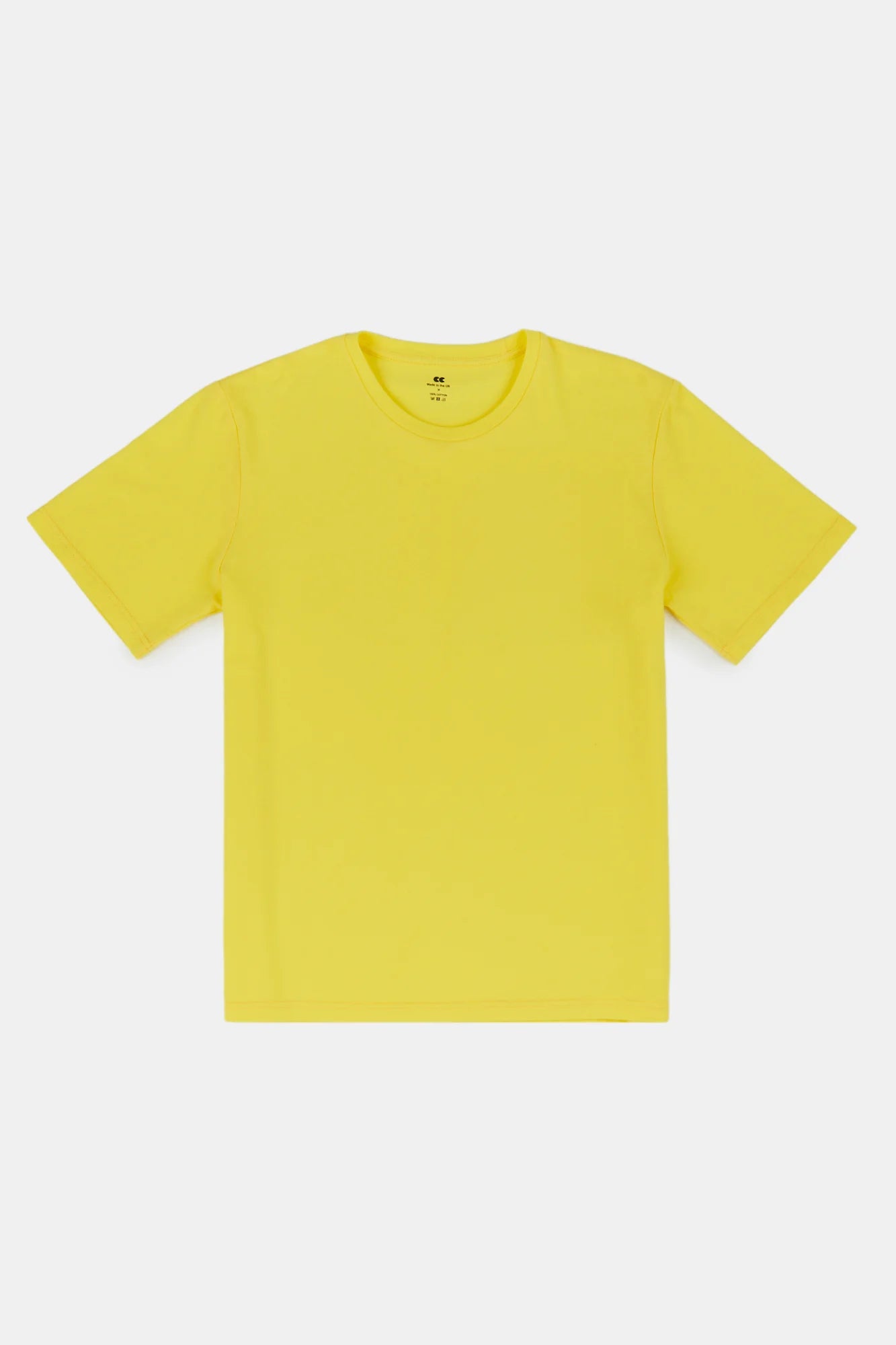 Plain Breathable T-Shirt – Plastic Free – Canary Yellow
