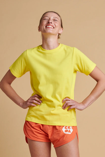 Plain Breathable T-Shirt – Plastic Free – Canary Yellow