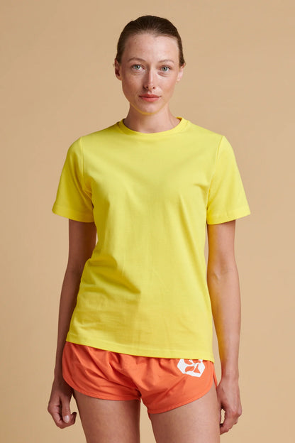 Plain Breathable T-Shirt – Plastic Free – Canary Yellow