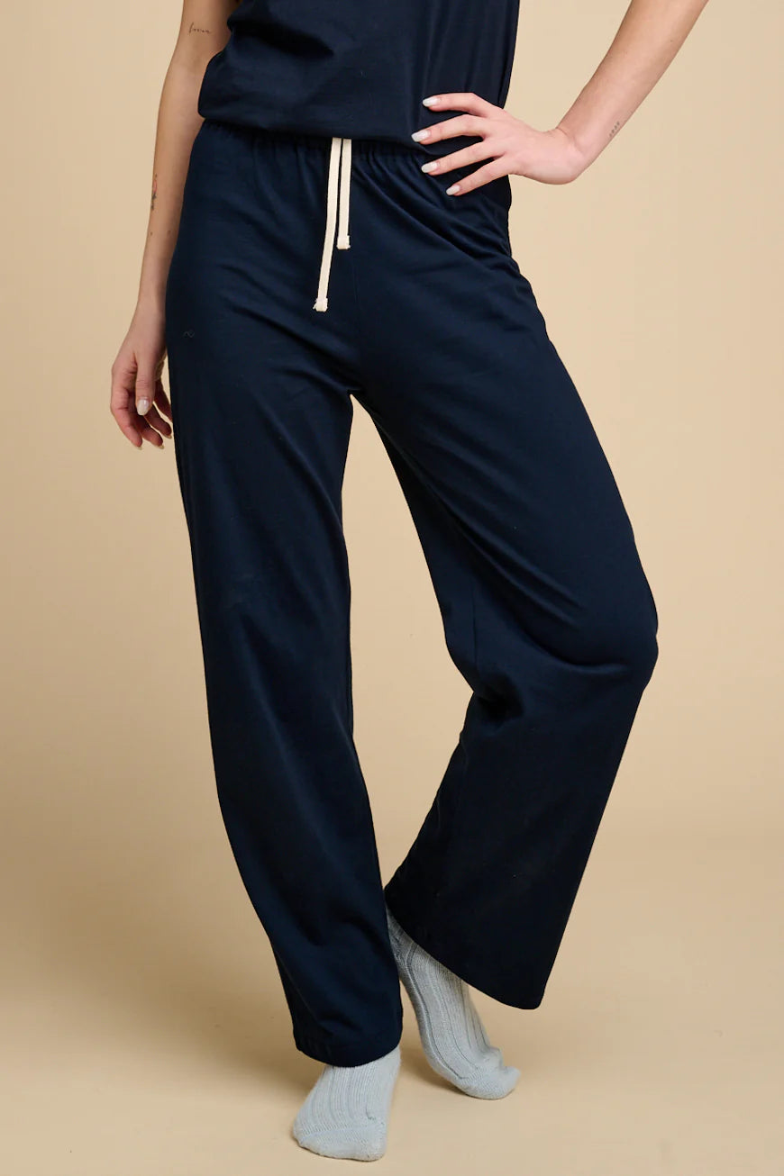 Jersey Pyjama Trousers – Plastic Free – Navy
