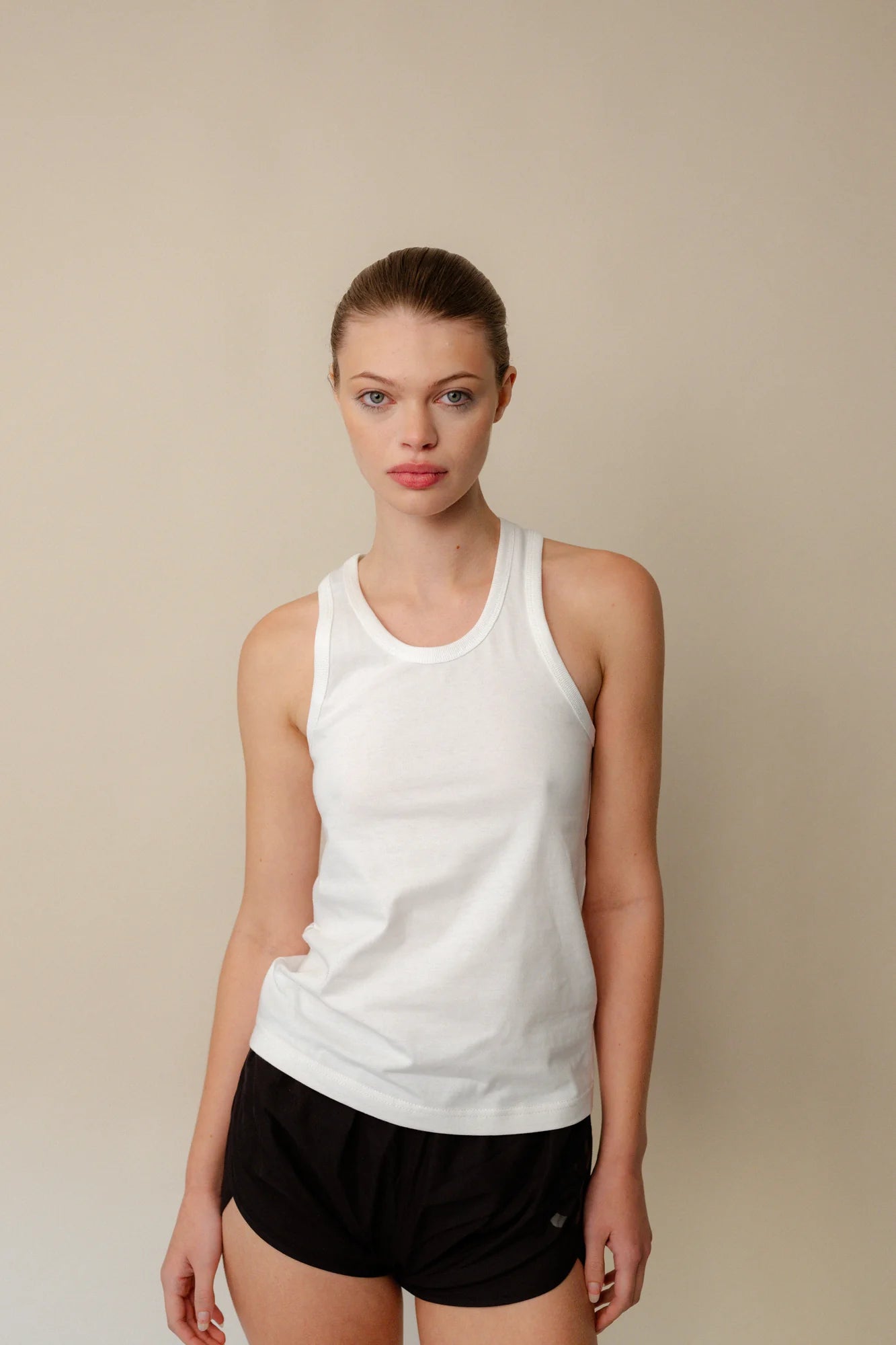 Racer Back Vest – Plastic Free – White