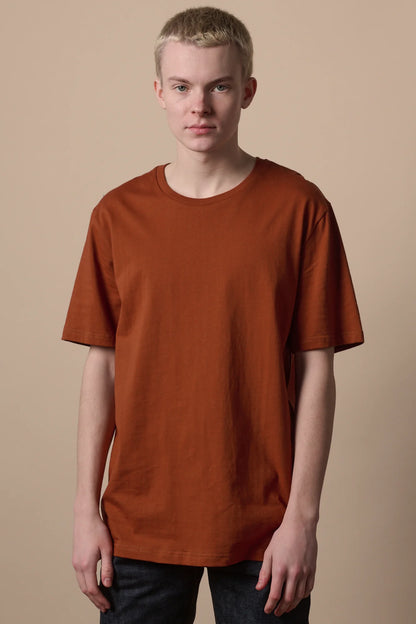 Short Sleeve T Shirt - Cinnamon