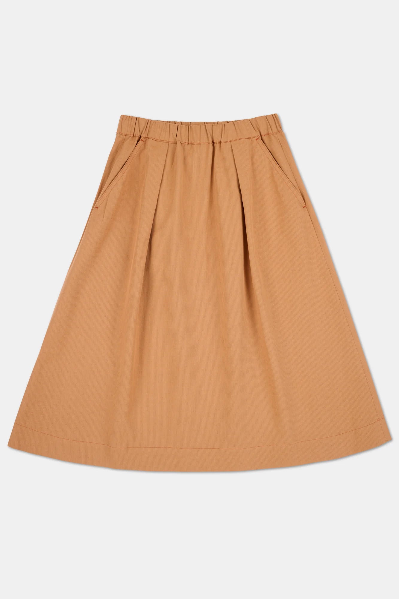 Lottie Full Cotton Hemp Skirt – Light Cinnamon
