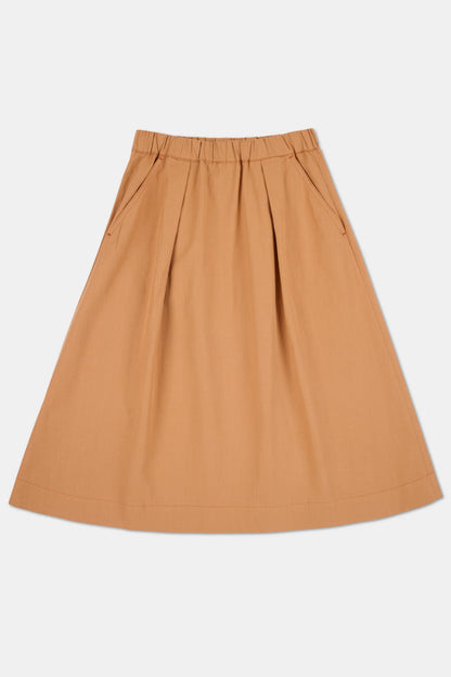 Lottie Full Cotton Hemp Skirt – Light Cinnamon